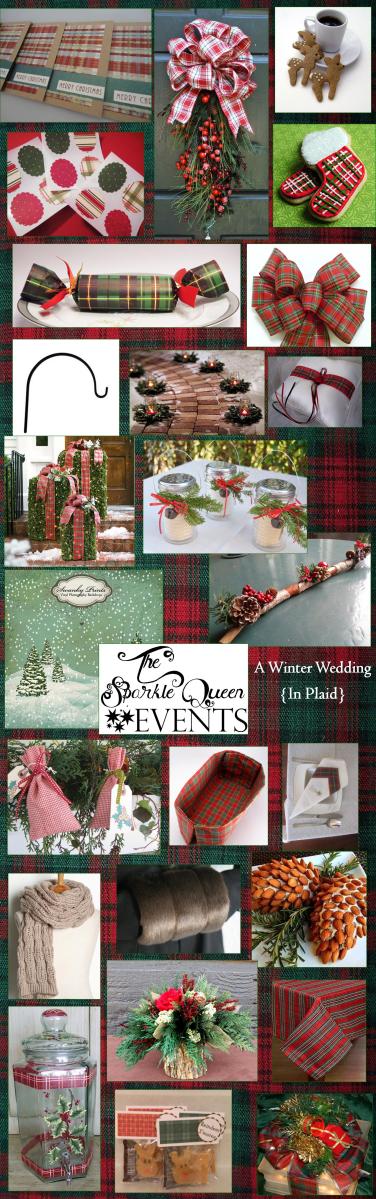 A Christmas Wedding {In Plaid}