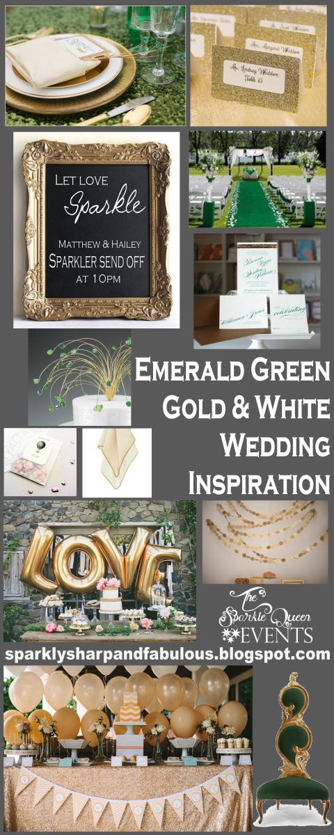 http://sparklysharpandfabulous.blogspot.com/2013/06/emerald-green-gold-and-white-wedding_26.html