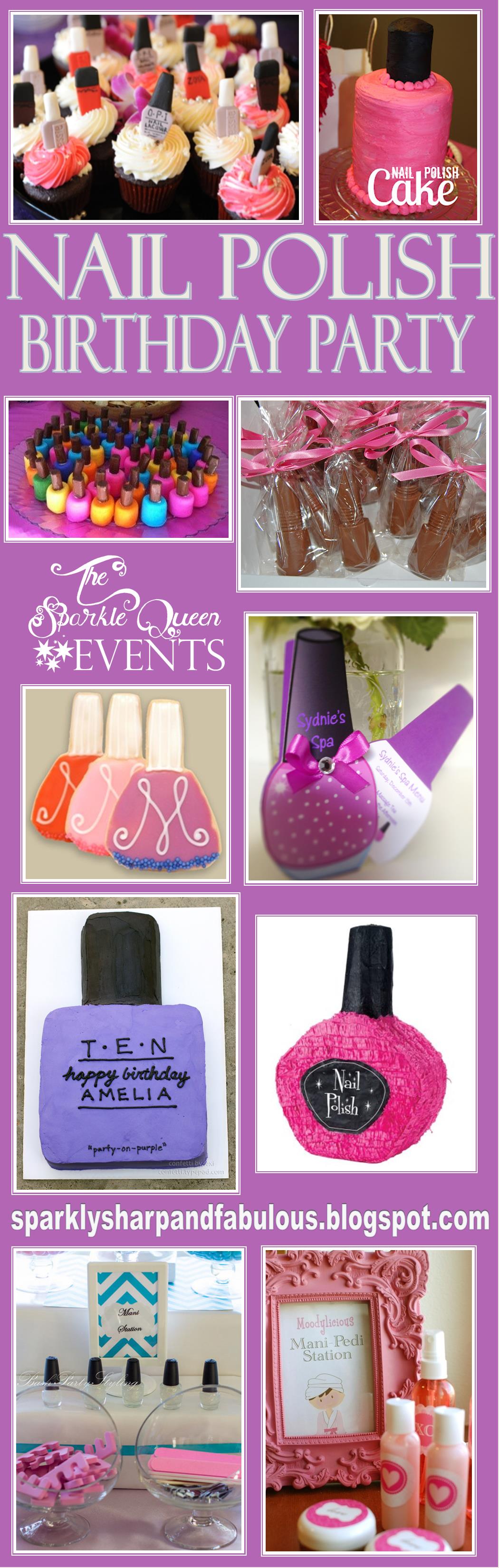 Nail Polish Themed Birthday Party