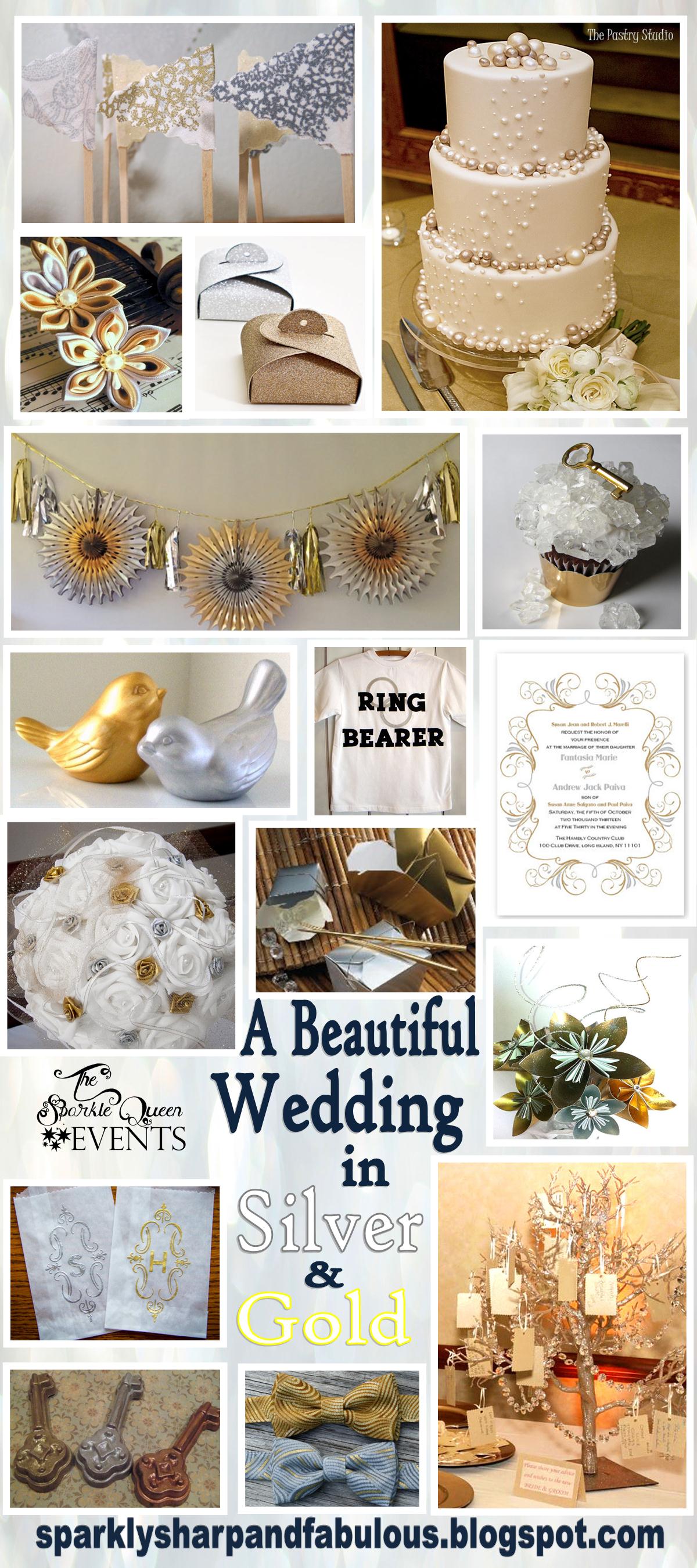 Silver and Gold Wedding Inspiration