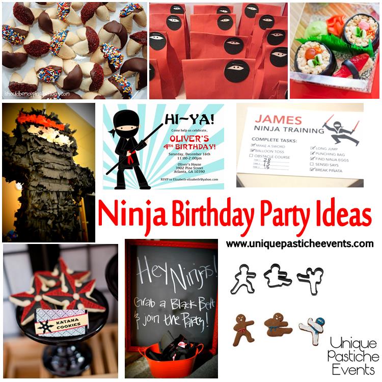 Ninja Birthday Party Ideas