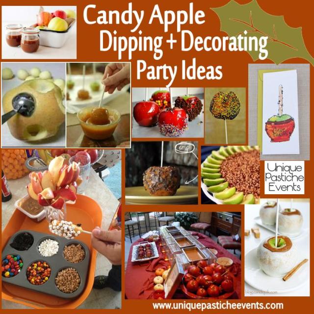Candy Apple Dipping + Decorating Party Ideas