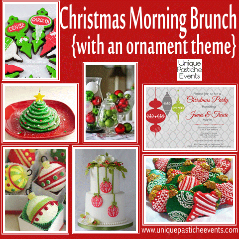 Christmas Morning Brunch Ideas {with an ornament theme}