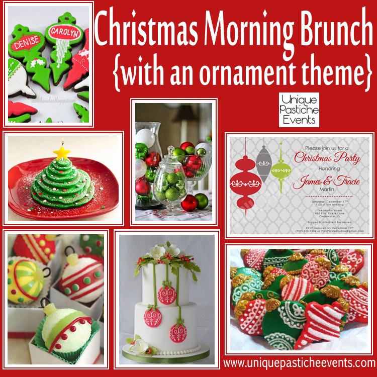 Christmas Morning Brunch Ideas {with an ornament theme}