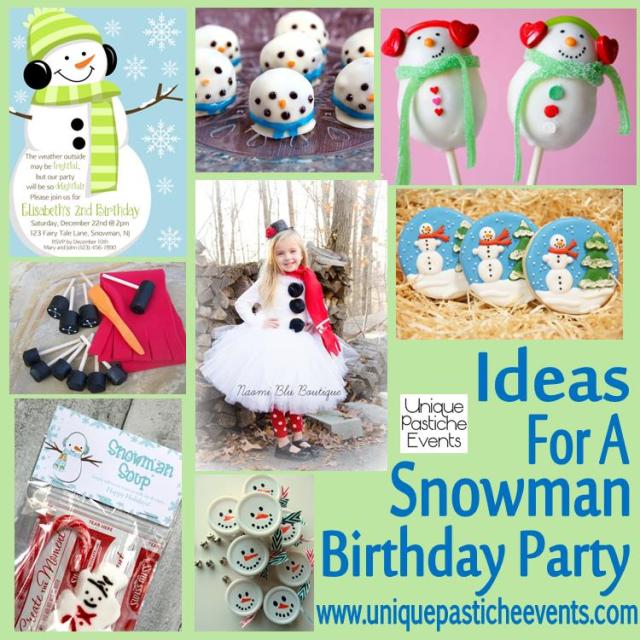 Snowman Birthday Party Ideas