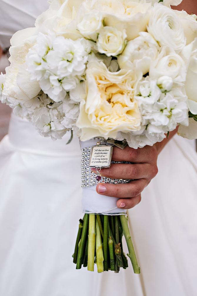 Wedding Bouquet In Memory Of Charms