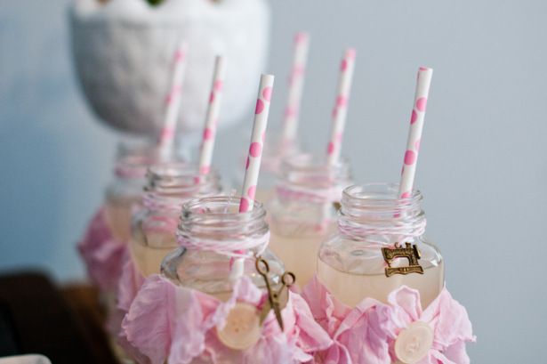 Pink Lemonade Glass Bottles – shared on Occasions here