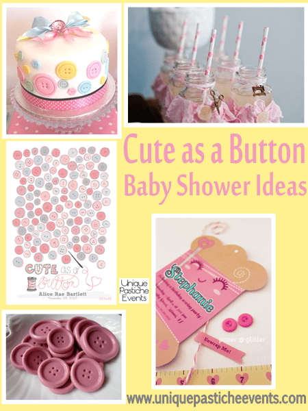 Cute as a Button – Baby Shower Ideas