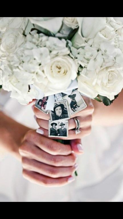 Wedding Bouquet In Memory Of Charms