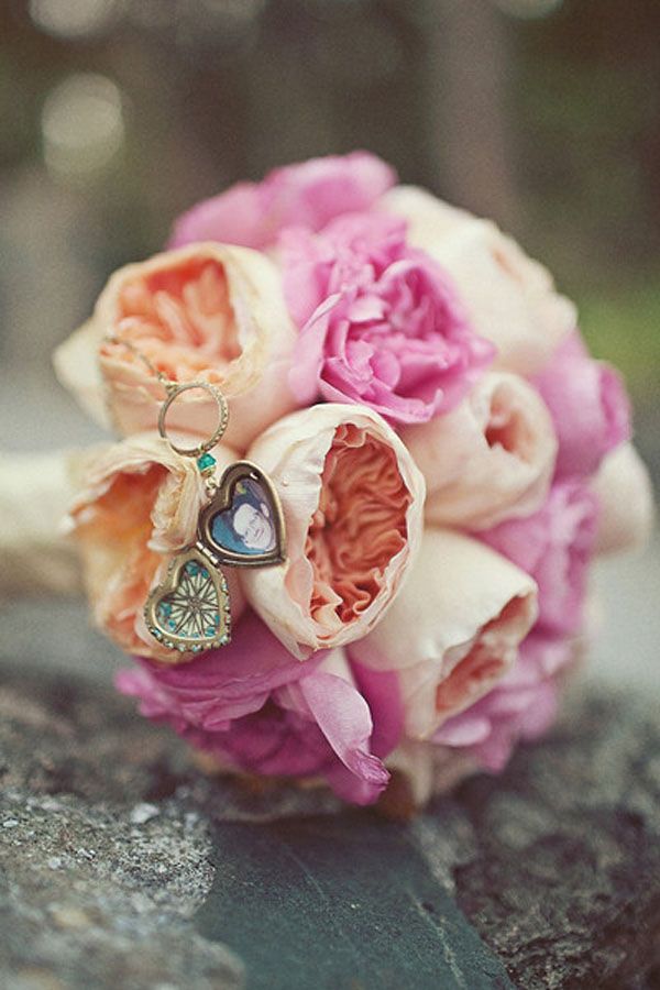 Wedding Bouquet In Memory Of Charms