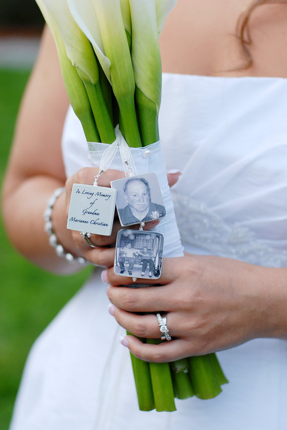 Wedding Bouquet In Memory Of Charms