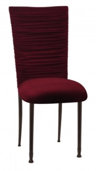 Cranberry Velvet Chair Cover + Cushion – found on Chameleon Chair Collection