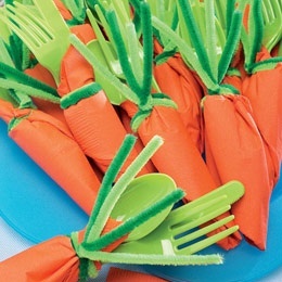 Carrot shaped cutlery sets were spotted on Pinterest