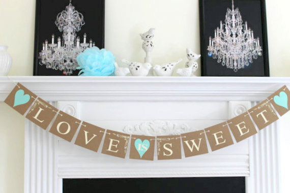 Love Is Sweet Banner – made by DCBannerDesigns on Etsy