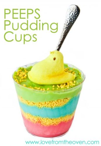 Peeps Pudding Cups – spotted on Love From The Oven