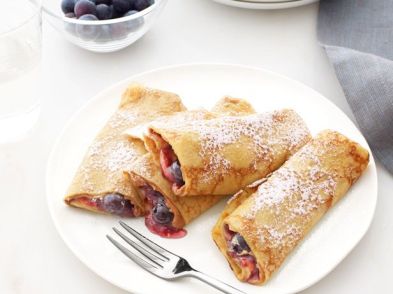 Crepes with Peanut Butter and Jam – recipe shared by Giada De Laurentiis on The Food Network