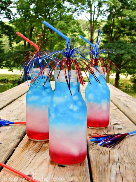 Layered Patriotic Drinks – shared by In Katrina’s Kitchen
