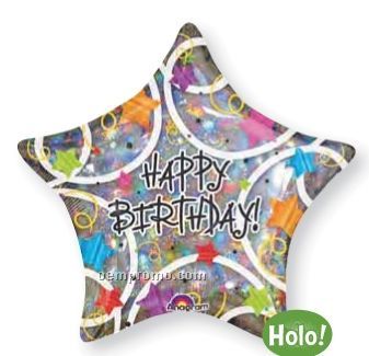 Happy Birthday Star Balloon – sold on OEMPROMO