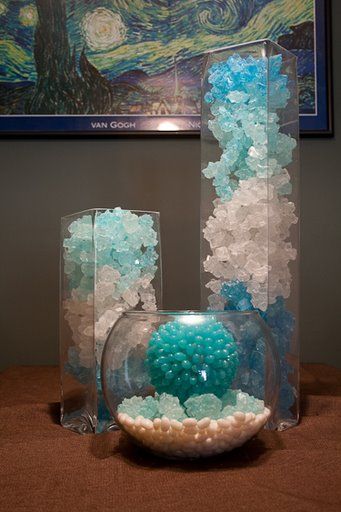 Rock Candy and Sea Inspired Décor – spotted on Pinterest