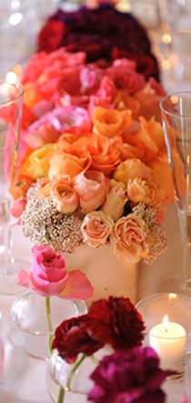 Ombre Tablescape – shared on Violets are Blue