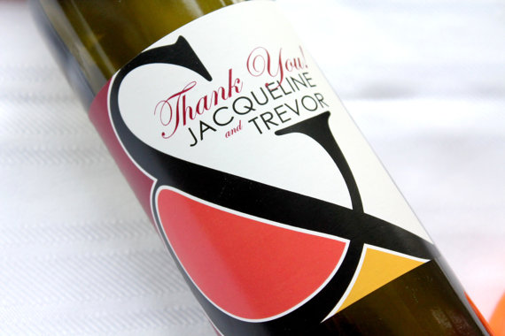 Ampersand – Custom Wine Label – Made by DesignMyWine on Etsy