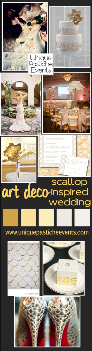 Art Deco {Scalloped} Inspired Wedding