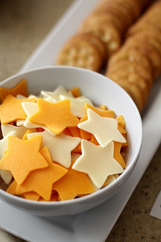 Crackers and Star Cheese Nibbles – shared by Good Life Eats