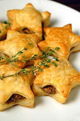 Wild Mushroom in Puff Pastries – recipe shared by DixieMockingbird