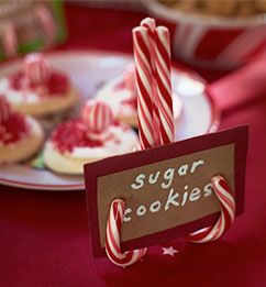 Candy Cane Cookie Holder – shared on Pottery Barn Kids