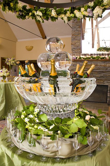 Ice Sculpture Champagne Display – shared by Pepper’s Fine Catering on Flickr