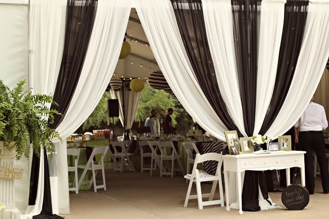 Black and White Tent – shared on Whimsy