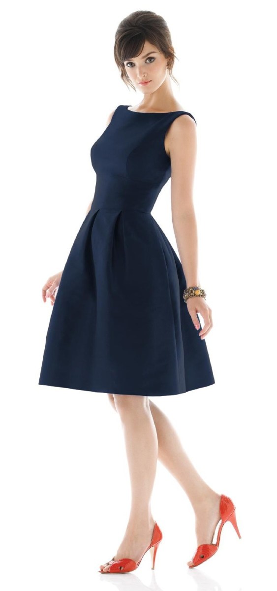Navy Dress – sold on Weddington Way