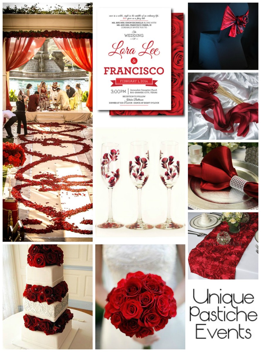A Red, Red Rose - Wedding Inspiration Board