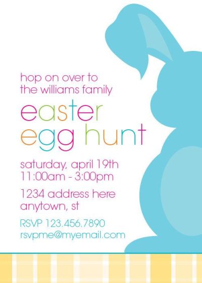 Easter Egg Hunt Invitation – made by CrowningDetails on Etsy