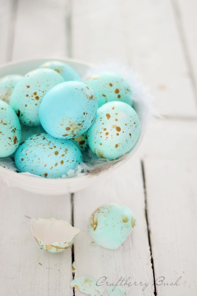 Golden Speckled Eggs – shared by Craftberry Bush