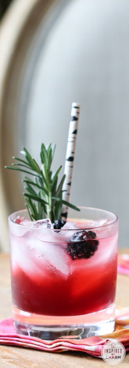 Blackberry Gin Lemonade Recipe – shared by Inspired by Charm