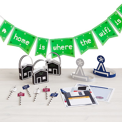 Printable Party Kit – Computer Geek – sold on UncommonGoods