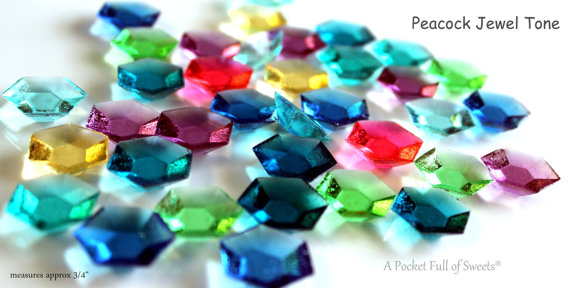 Edible Sugar Jewel Gems – made by APocketFullofSweets on Etsy
