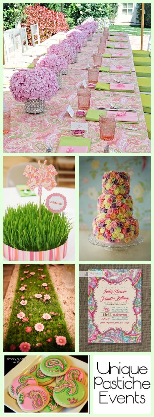 Pink + Lime Green – Paisley Summer Party Ideas
