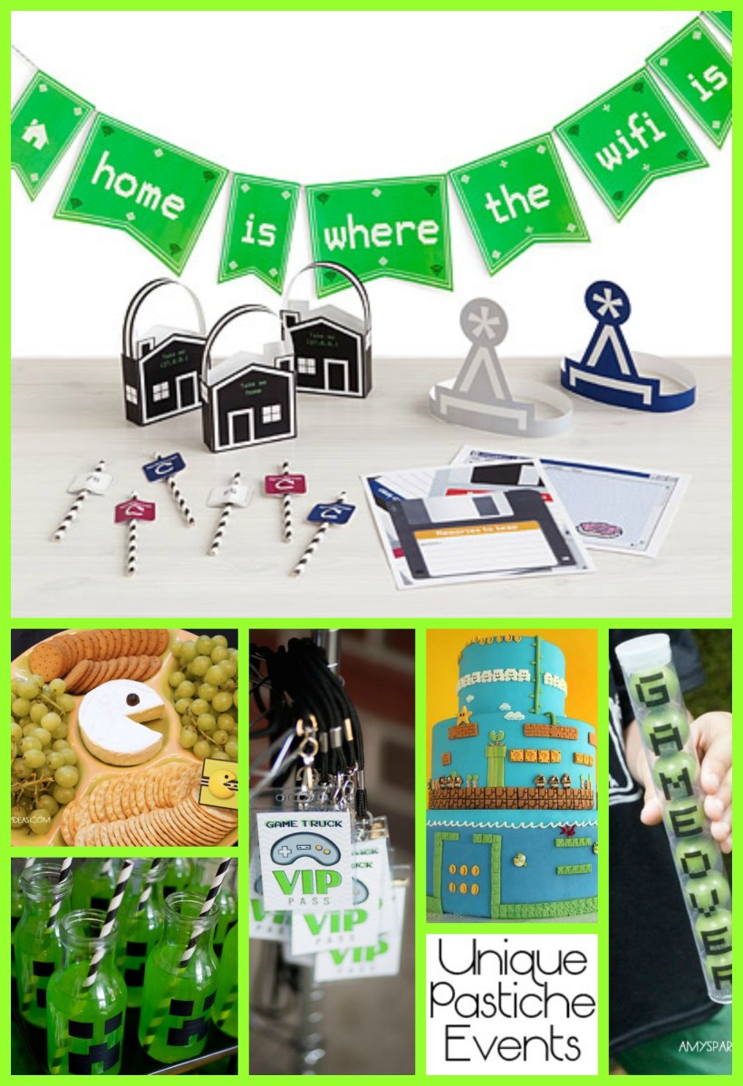 Ultimate Gamer Party Ideas Enjoy the full post: https://uniquepasticheevents.com/2015/06/10/ultimate-gamer-party-ideas/