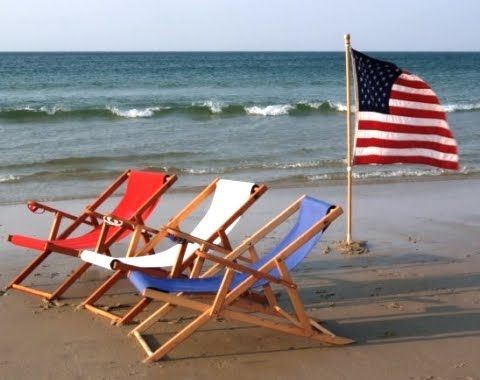 Beach Chair Set Up – shared by Cape Cod Beach Chair Company