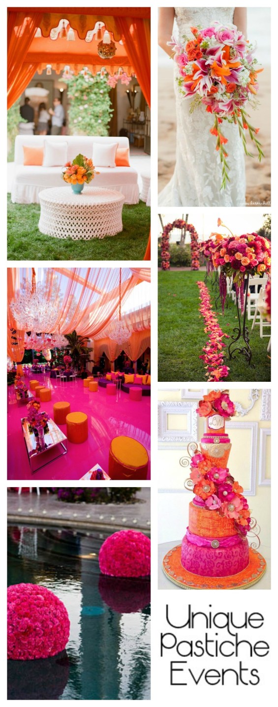 Hot Pink and Orange Summer Wedding Ideas