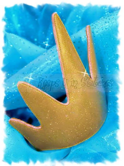 King Triton inspired Gold Crown – made by KeepsUInStitches on Etsy