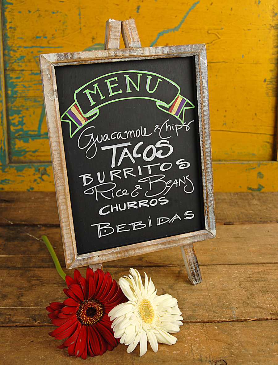 Chalkboard Menu – shared on SaveOnCrafts