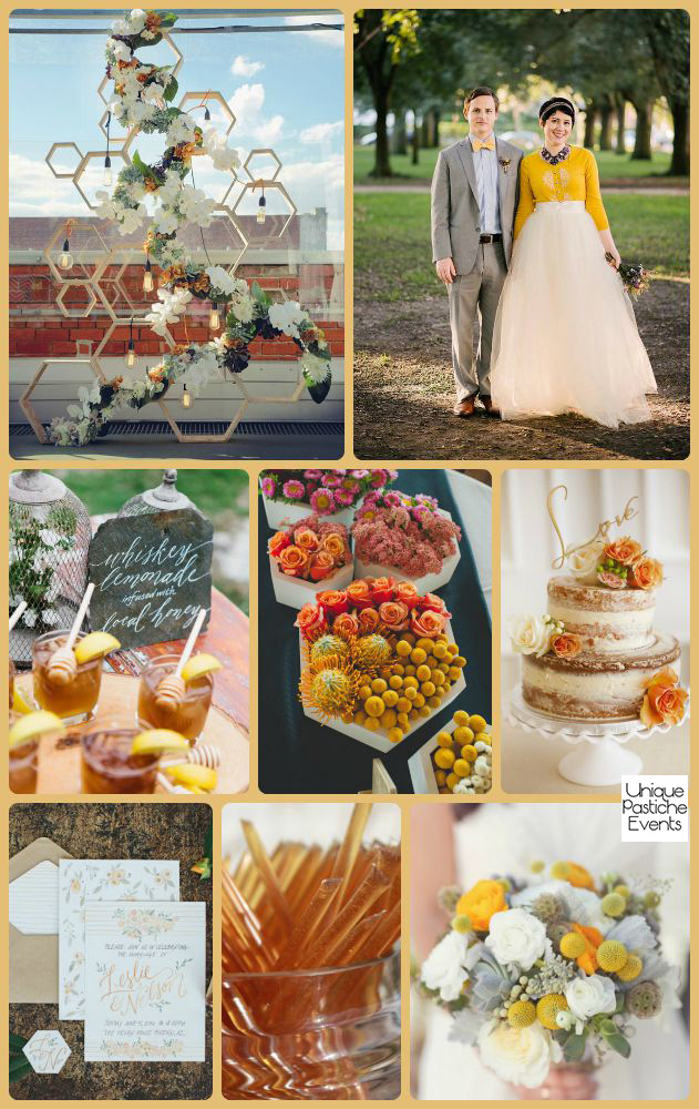 Honeycomb Summertime Wedding Ideas