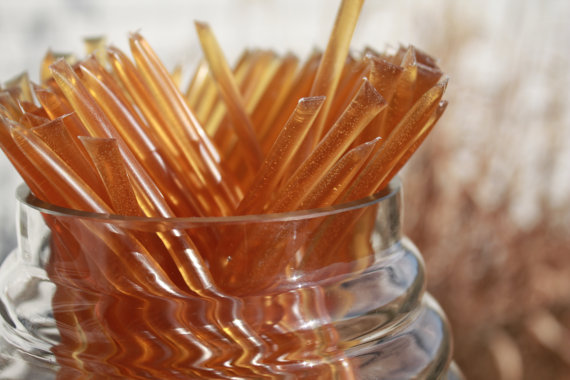 Honey Sticks Wedding Favors – sold by KlineHoneyBeeFarm on Etsy