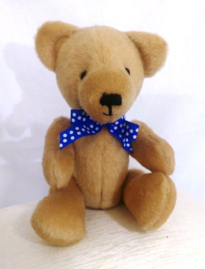 Handmade “Honey” Teddy Bear – created and sold by thistllebarbears on Etsy