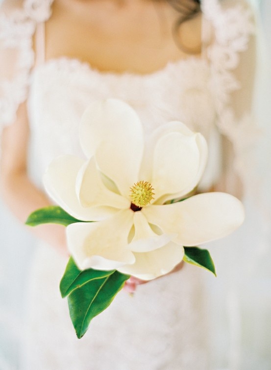 Oversized Paper Magnolia Bouquet – shared on a roundup post over on Wedding Party