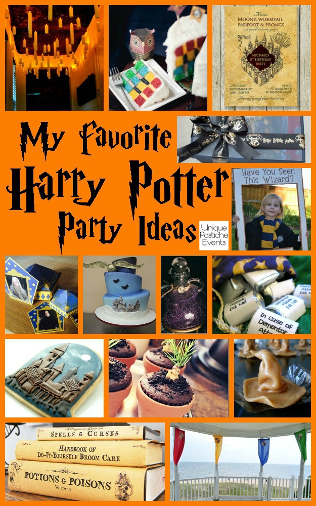 My Favorite Harry Potter Party Ideas by Unique Pastiche Events