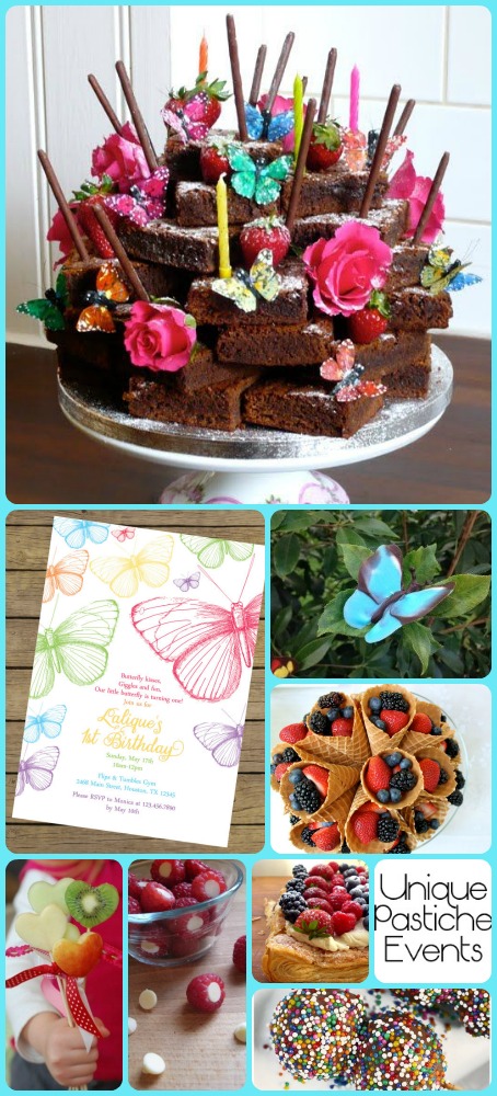 Rainbows and Butterflies….With a Side of Chocolate - Soiree Party Ideas -- By Unique Pastiche Events | Learn more about this idea board: https://uniquepasticheevents.com/2015/10/14/rainbows-and-butterflies-with-a-side-of-chocolate-soiree-party-ideas/